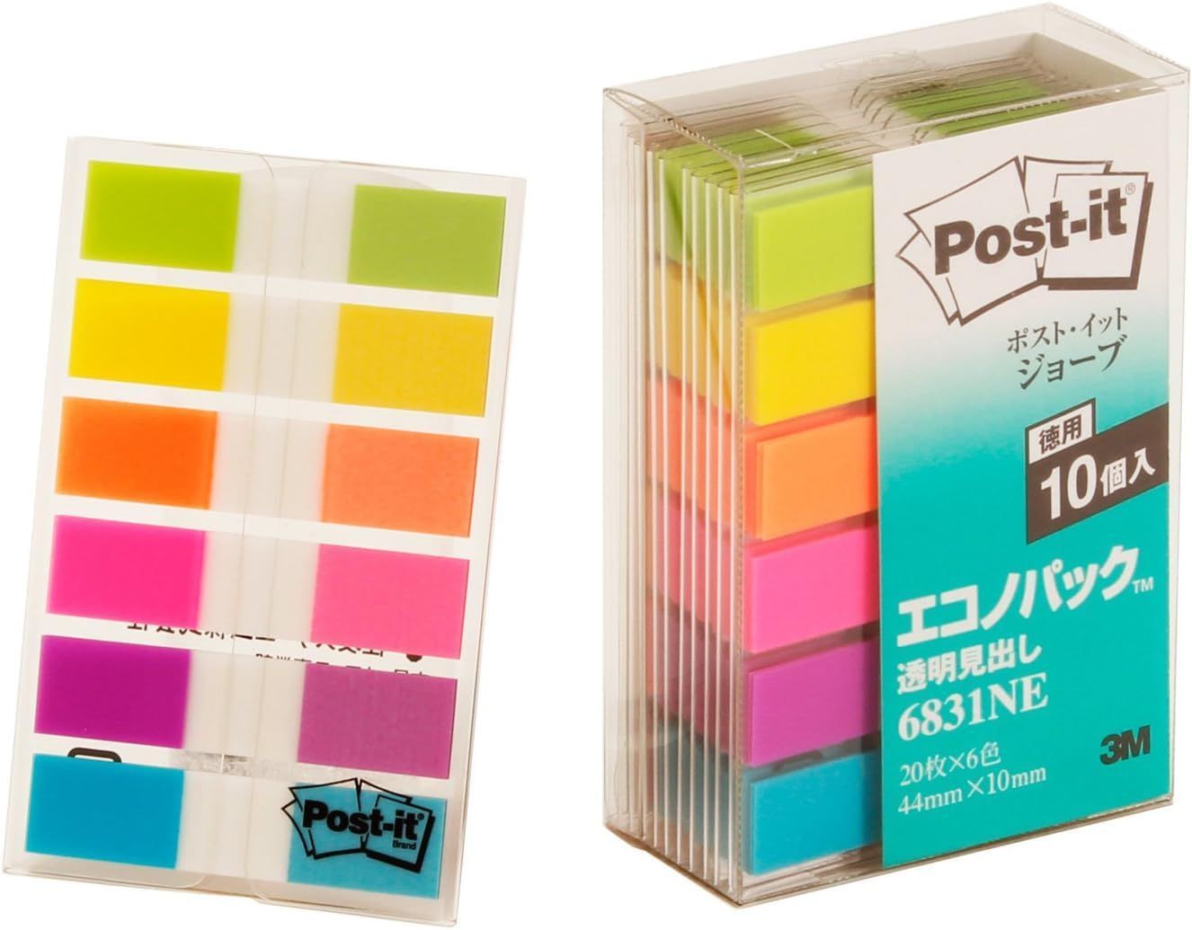 付箋 見出し 44 10 mm フィルム 6831 NE ポストイット インデックスシール
