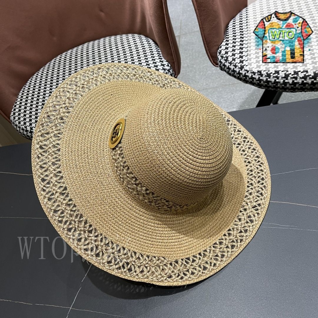今日WTO】Gucci Wide Brim ストローハット-ZS45 - メルカリ