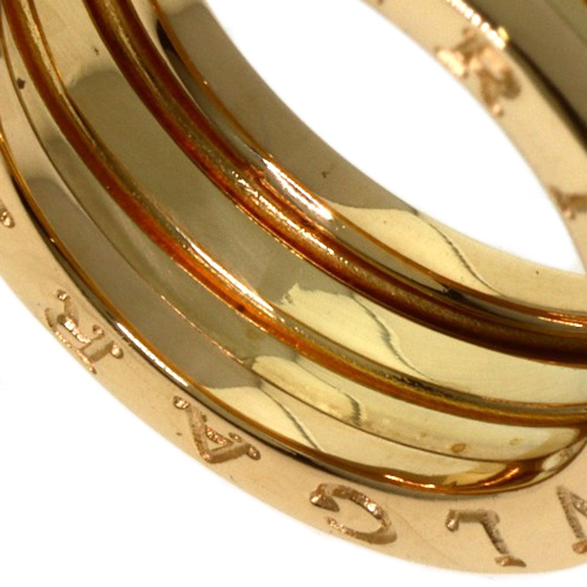 ブルガリ　ビーゼロワン　2バンド　53 BVLGARI ブルガリ B-zero1 ビーゼロワン 2バンド #53 リング