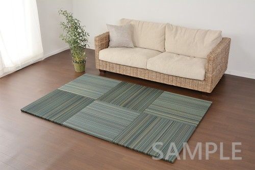 12枚入 置き畳フラッタ 王騎 約65×65×2.5cm BL