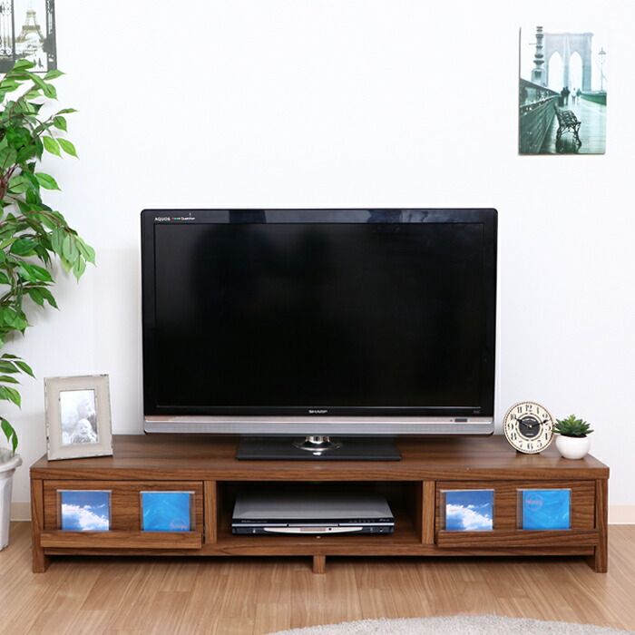 テレビ台 幅150cm テレビボード ローボード TV台 ロータイプ テレビ ラック TV ボード 木目調 北欧 おしゃれ ディスプレイ CD DVD デッキ 収納 引出し スライドレール 一人暮らし 新生活