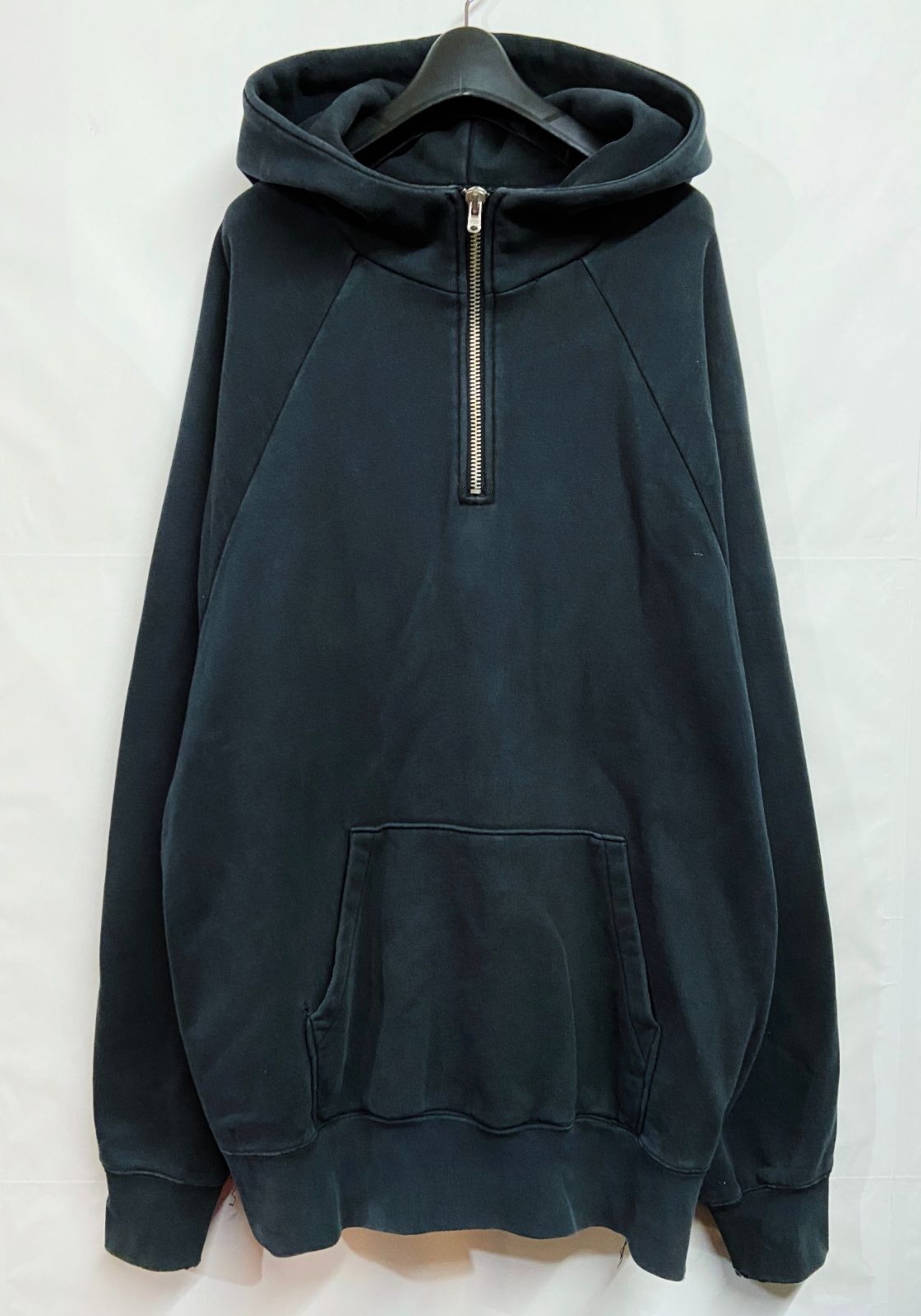 FOG FEAR OF GOD｜フィアーオブゴッド ビンテージ加工 ハーフジップ  スウェットパーカー