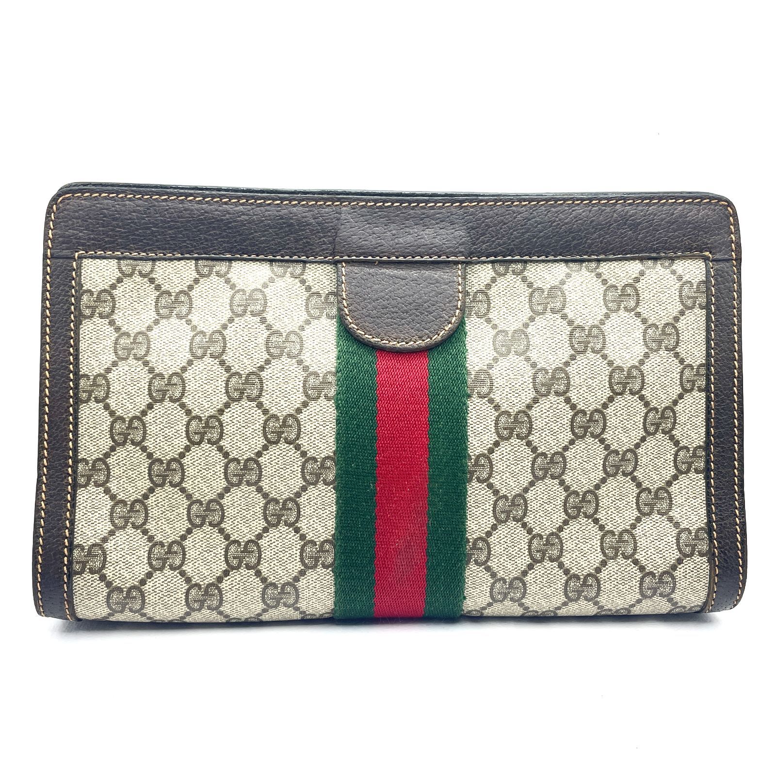 【極美品】 GUCCI グッチ GGロゴ シェリーライン クラッチバッグ 極美品】 GUCCI グッチ GGロゴ シェリーライン クラッチバッグ