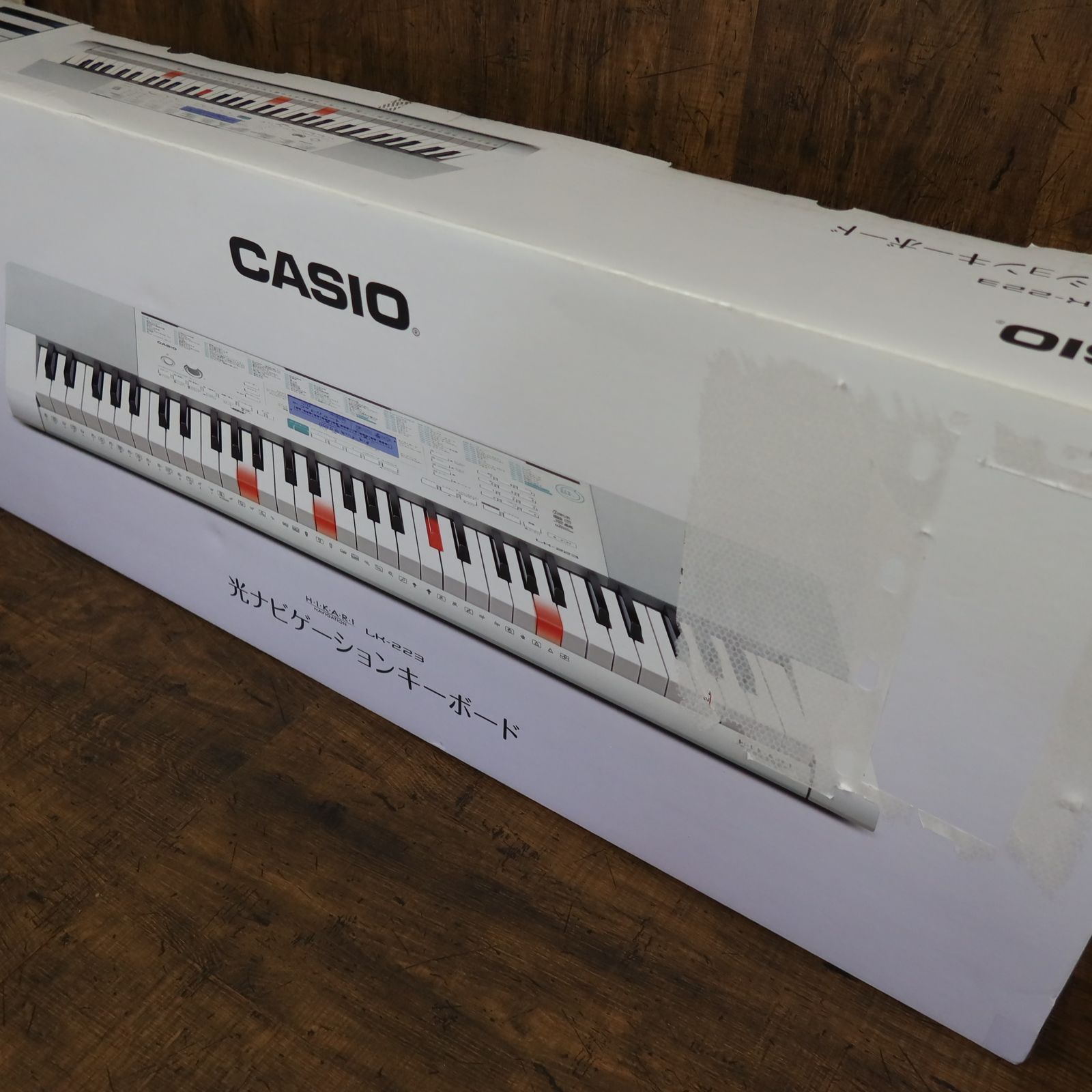新品・未使用☆CASIO カシオ 光ナビゲーションキーボード LK-223 