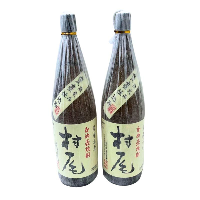 人気銘柄 2本セット 村尾 1800ml 25度 かめ壺 プレミアム 本格芋焼酎