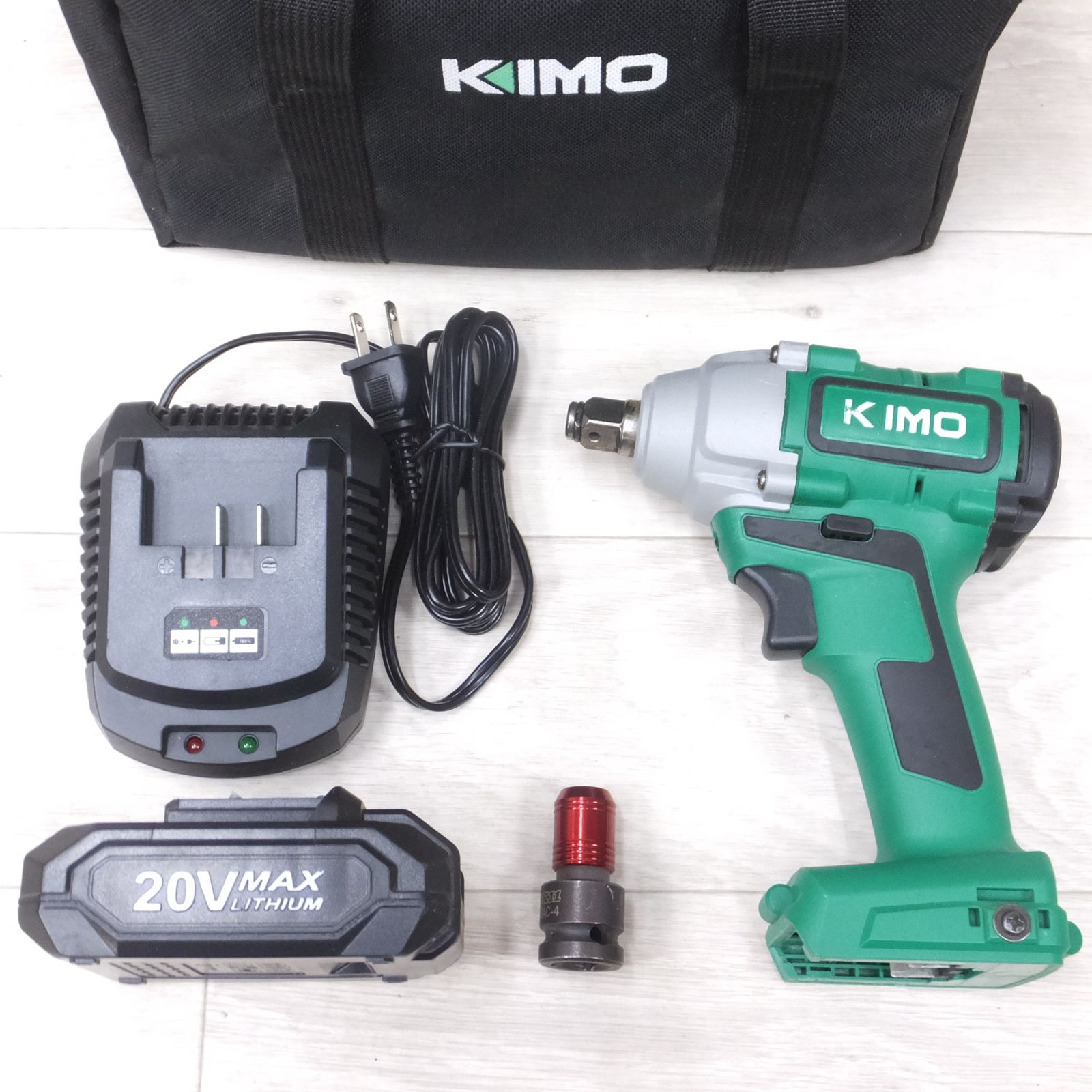 送料無料] キレイ◇KIMO 充電式 インパクト ドライバー 20V QM