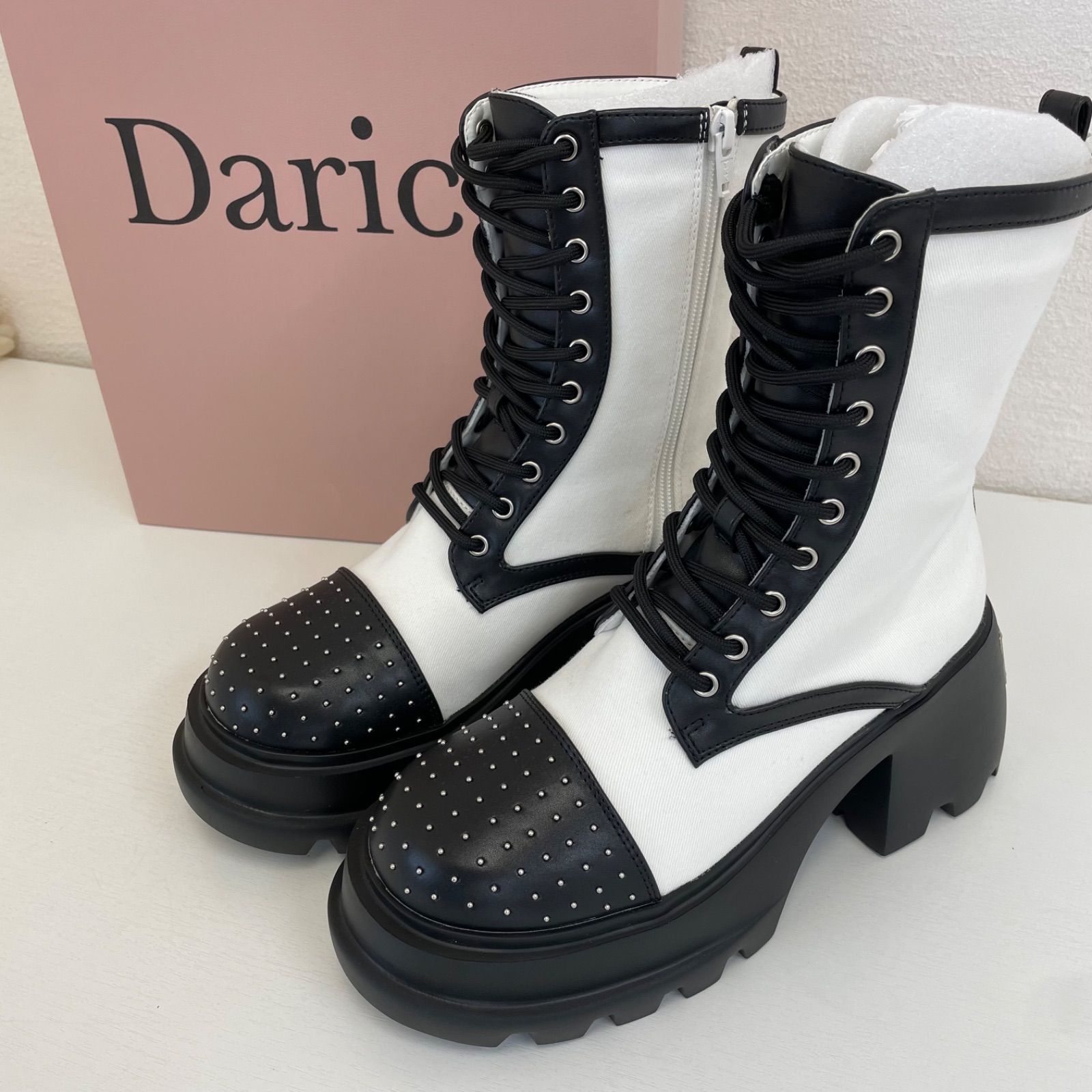 美品❗️Darich ダーリッチ ドッキングレースアップブーツ 厚底 美品❗️Darich ダーリッチ ドッキングレースアップブーツ 厚底