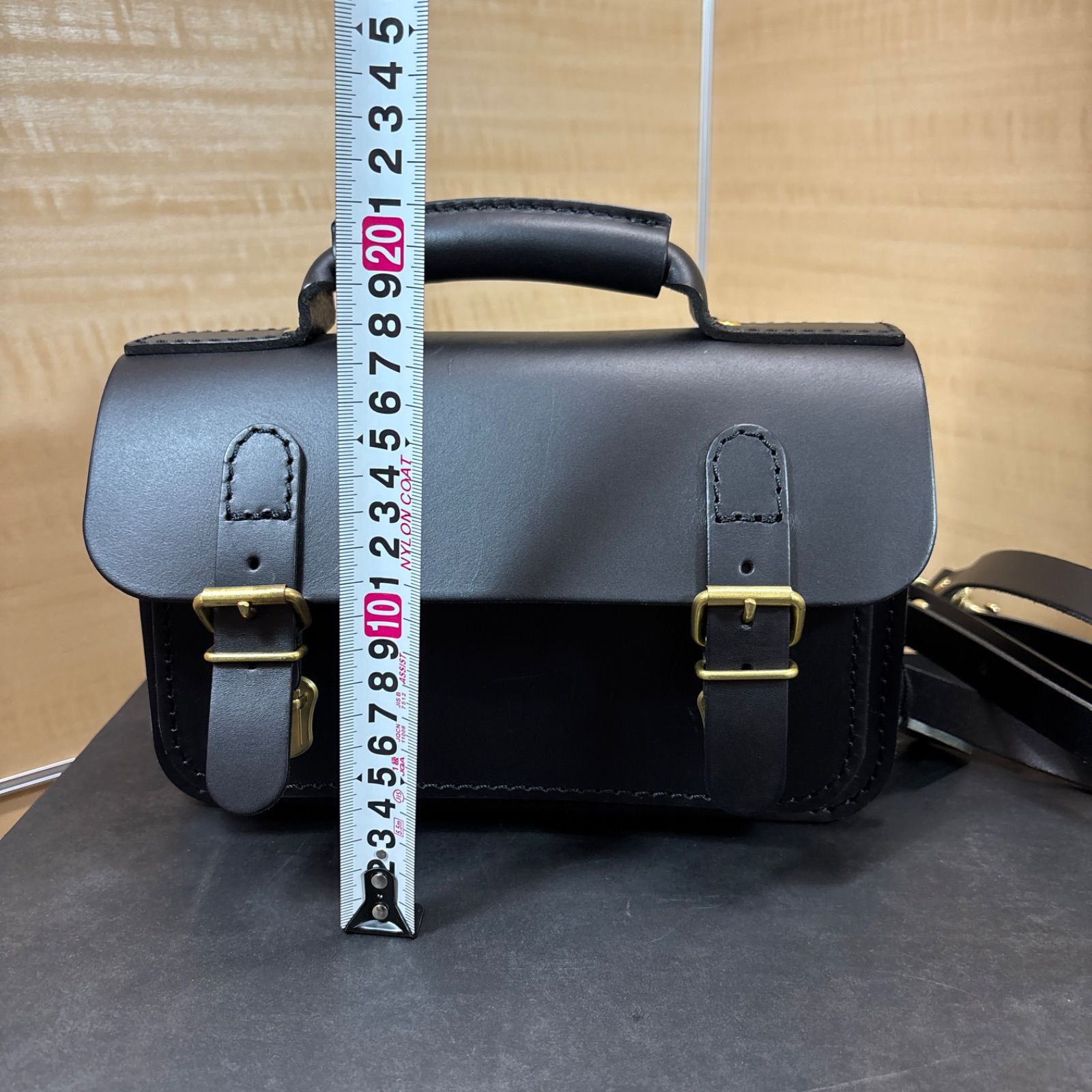 HERZ ヘルツ 樽型 ショルダーバック ハンドバック 2way ベルト付き 