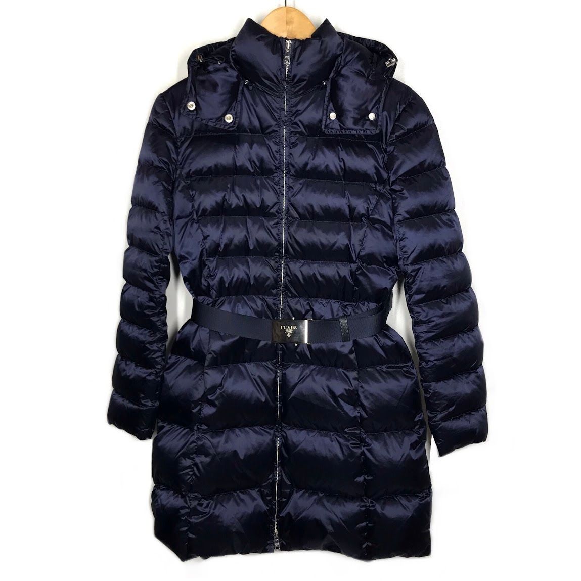 プラダ ダウンジャケット サイズ40 ネイビー ネイビー（紺）系 XS以下