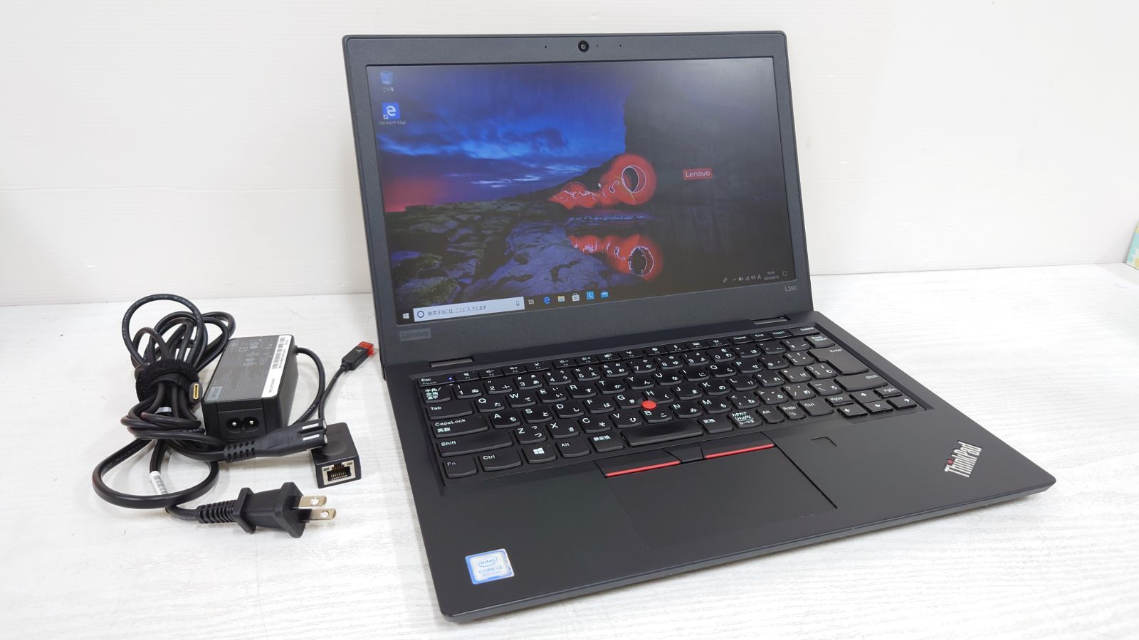 【良品】Lenovo ThinkPad L390 20NSS0W100 13.3型 Core i3-8145U 2.1GHz 8GB SSD128GB windows10 カメラ Wi-Fi 動作品