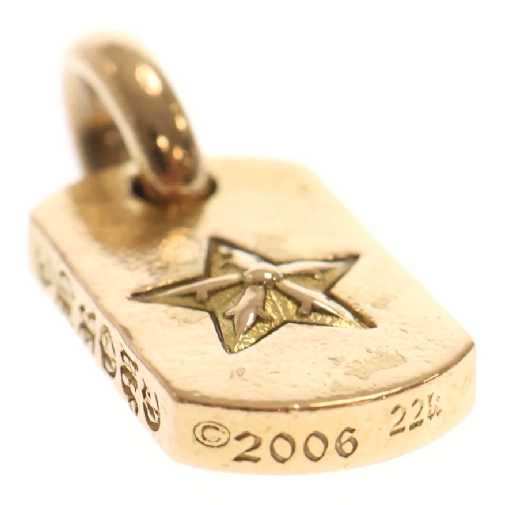 CHROME HEARTS クロムハーツ 22k タイニー ファット クロス チャーム ピンクサファイア CH 海外正規品 タイニークロス パヴェ UP6 ファッション CHROME HEARTS クロムハーツ22k タイニーE CHプラス