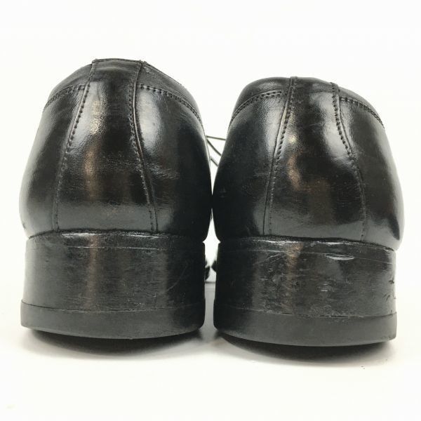 80s以前 Vintageタグ　FLORSHEIM/フローシャイム　プレーントゥ/ビジネスシューズ〈黒/BLACK/ブラック〉　サイズ9D/26.0-26.5-27.0程度/men's 管NO.ZB-215 80s以前 Vintageタグ FLORSHEIM/フローシャイム プレーントゥ/ビジネス