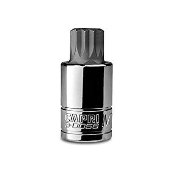 Capri Tools 30056 XZN 18mm 三角ビットソケット タンパープルーフ 1/2インチ ドライブ
