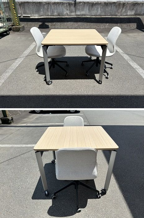 ロマンチック 一部地域送料無料 テーブル チェア ３点セット テーブル|イトーキ チェア|IKEA 会議 F-OA-780-0701A 夏のバーゲン開催中！