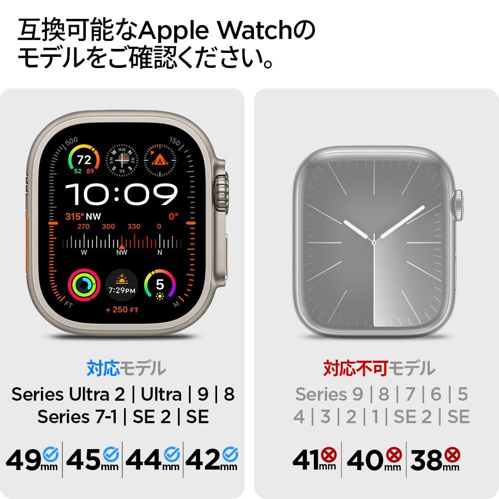 新作もいち早くお手元に！ Apple Watch対応バンド 49mm|46mm|45mm|44mm 長さ調整 耐久性 交換ベルト Apple Watch Ultra|Ultra 2|10|9|8|7|6|5|4|SE2|SE デュラプロ アーマー ブラック