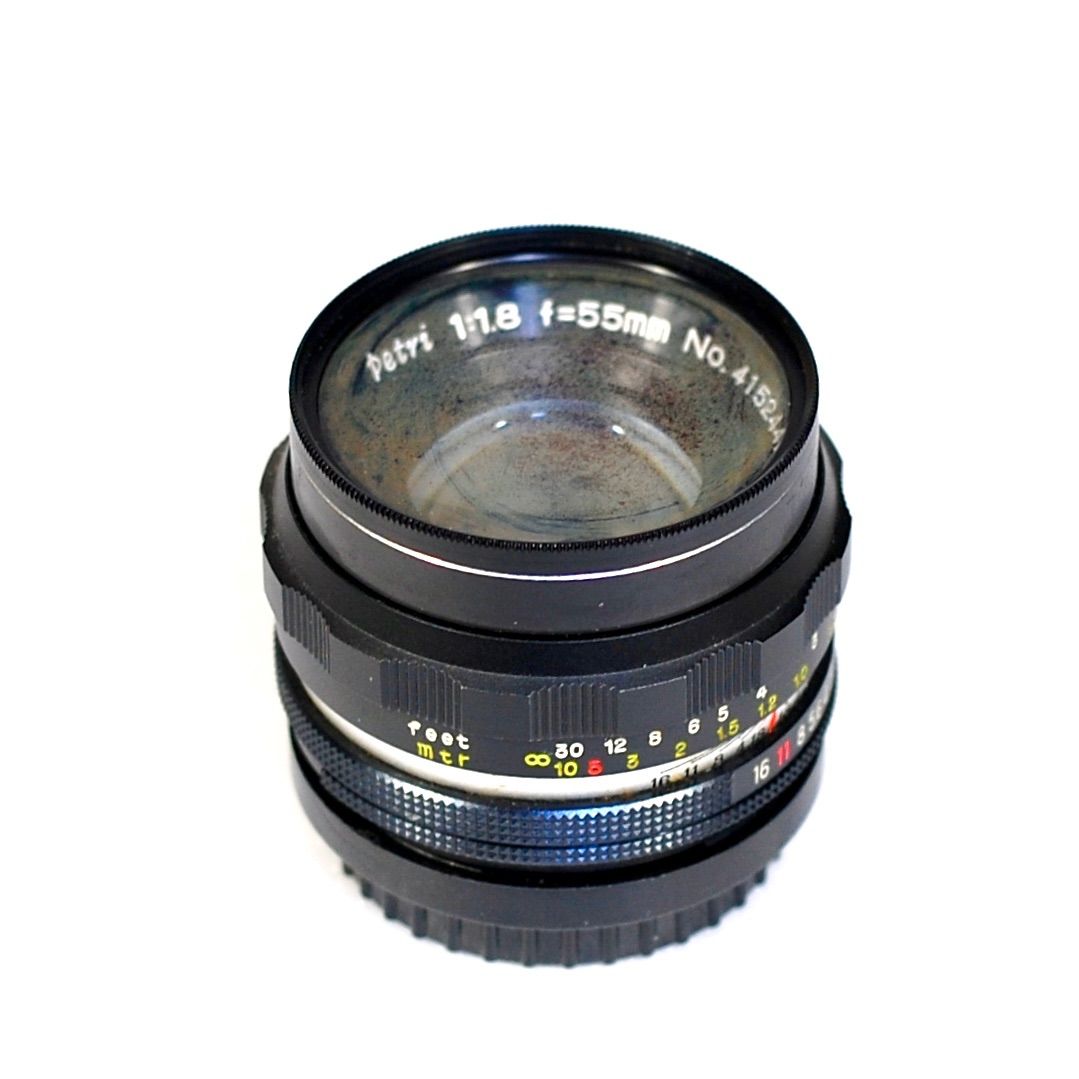 レンズ(単焦点) PETRI CAERA1:1.8f=55mm PETRI ペトリ 1:1.8 f=55mm 単焦点レンズ オールドレンズ - メルカリ