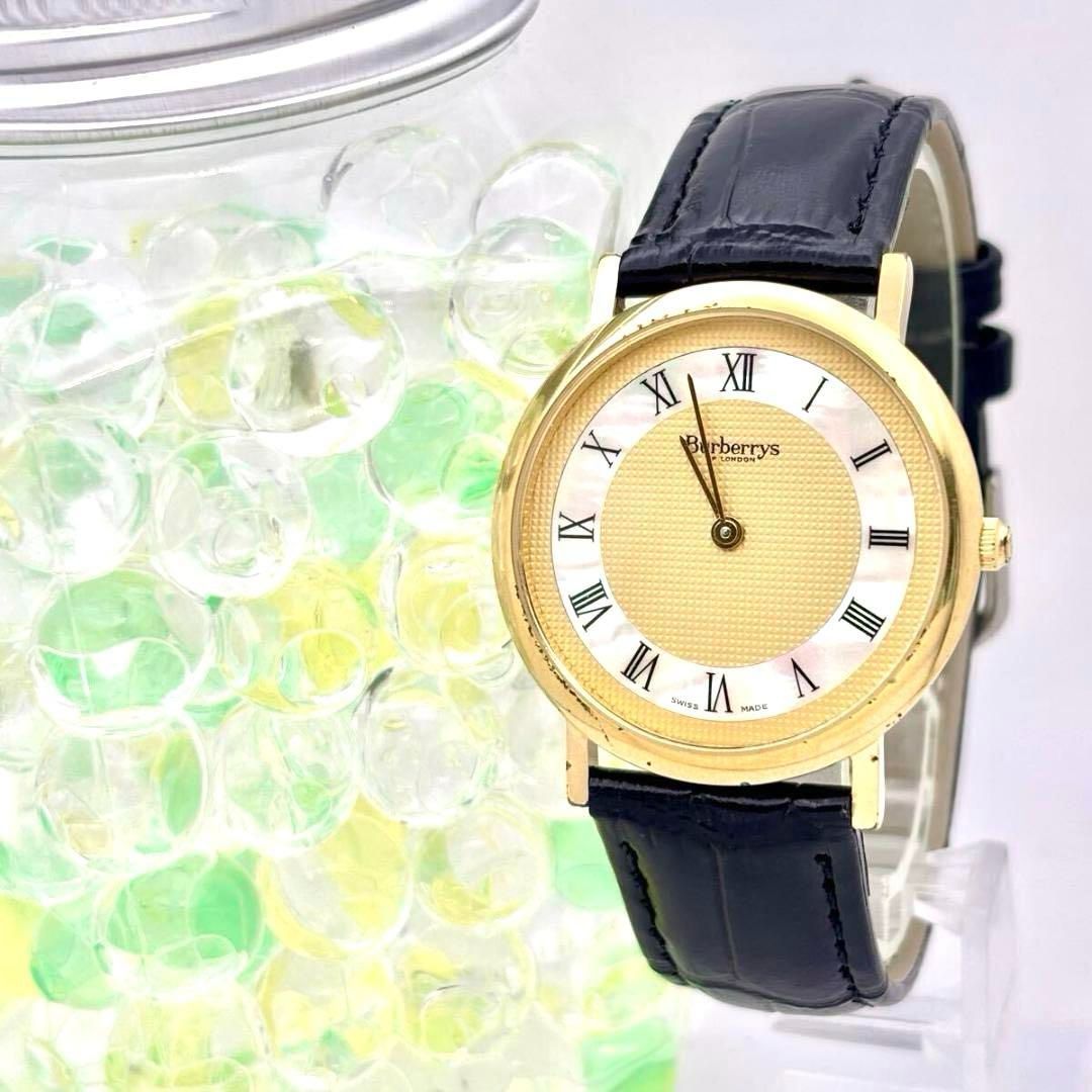 【新品電池】Burberrys バーバリー 腕時計 7000 ゴールド 新品電池】Burberrys バーバリー メンズ 腕時計 ゴールド 新品ベルト