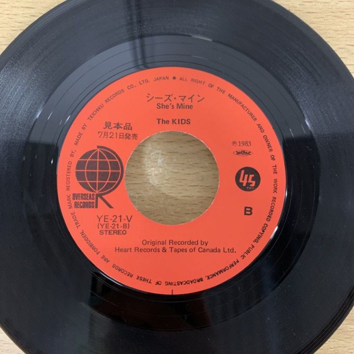 ○01)【同梱不可】【見本盤】The Kids/I Needed You/ザ・キッズ
