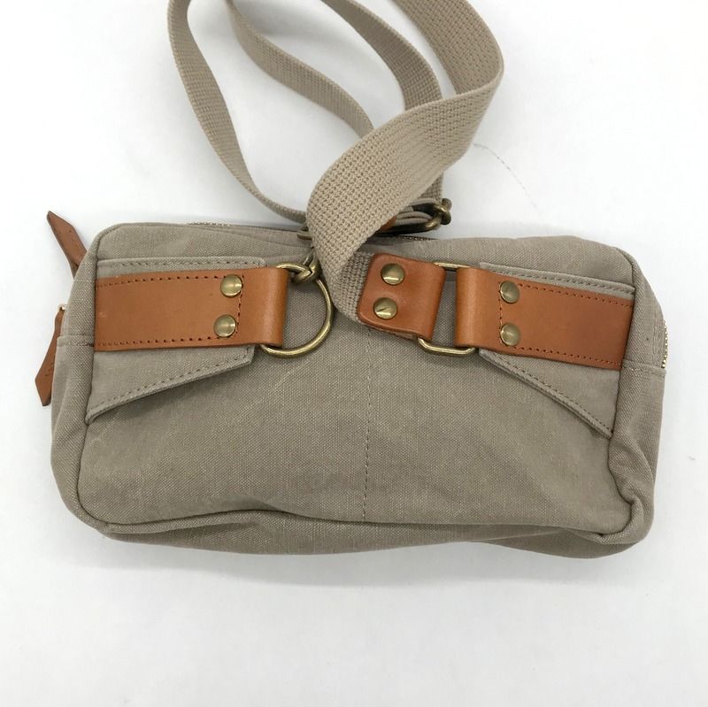 香久山鞄 ボディバッグ 求道の布帛(ふはく) 帆布 美品 ウエスト