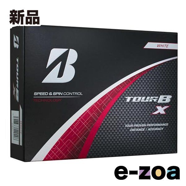 BRIDGESTONE（ブリヂストン） TOUR B X ホワイト 24年モデル ゴルフボール 1ダース 12球入り 1ダース 24TOUR B X ホワイト B4WXJ (2588816)