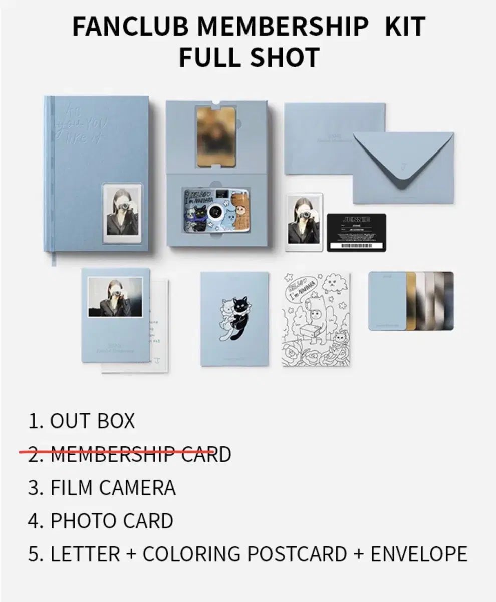 新品　JENNIE MEMBERSHIP KIT ジェニー　トレカ　カメラ 新品 JENNIE MEMBERSHIP KIT ジェニー トレカ カメラ 新品 JENNIE