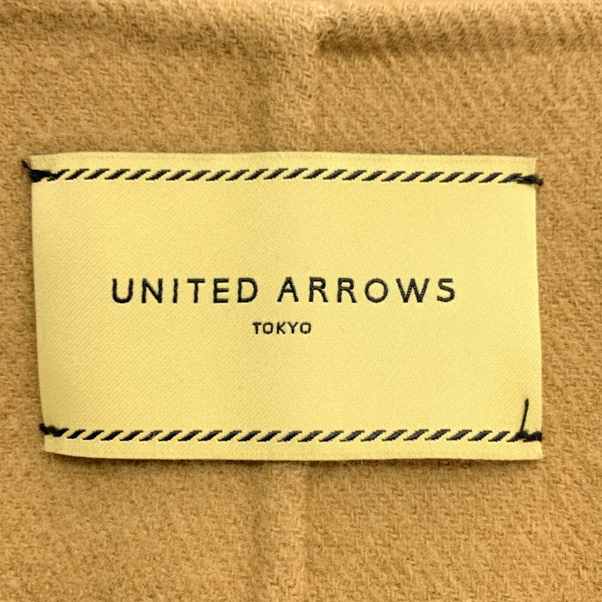 UNITED ARROWS ユナイテッドアローズ UGC W ダブルフェイス ノー コート 38 ベージュ レディース SIROKUMA-CORPORATION_COM