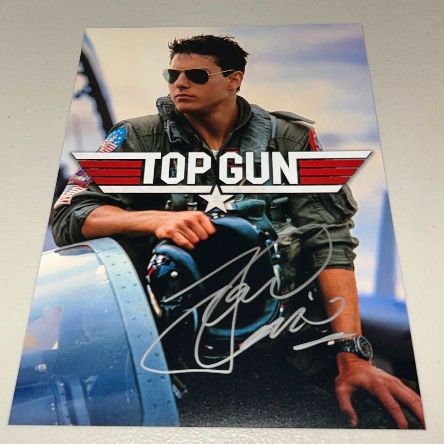 セール中…トム・クルーズ直筆サイン入り2Lサイズ写真‥Tom Cruise