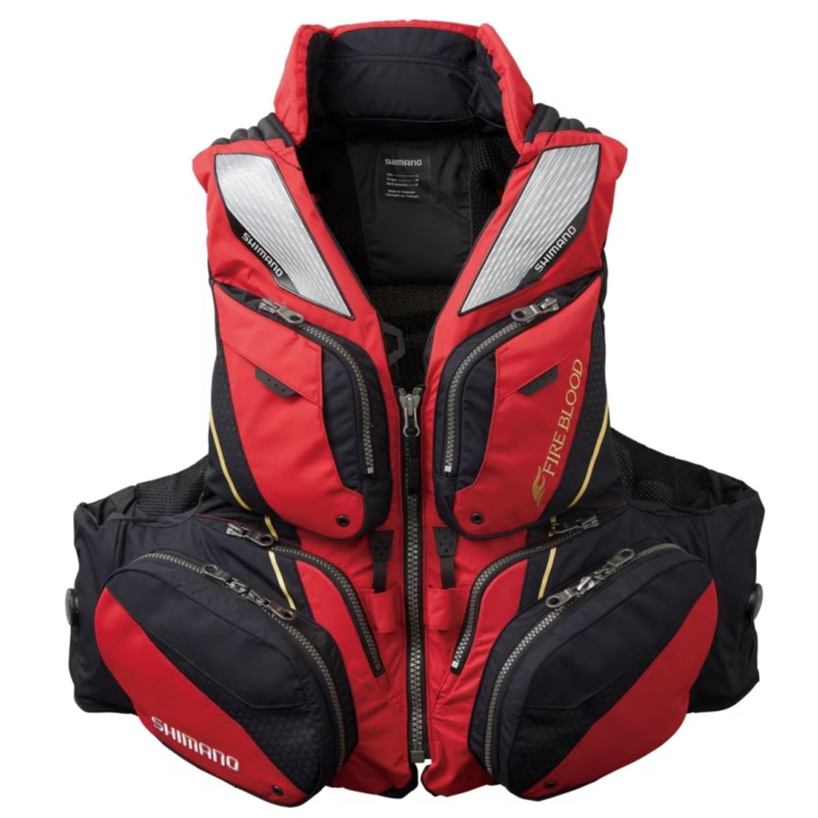 ブラッドレッド_M シマノ SHIMANO リミテッドプロ フローティングベスト 枕付 VF-130W ブラッドレッド M