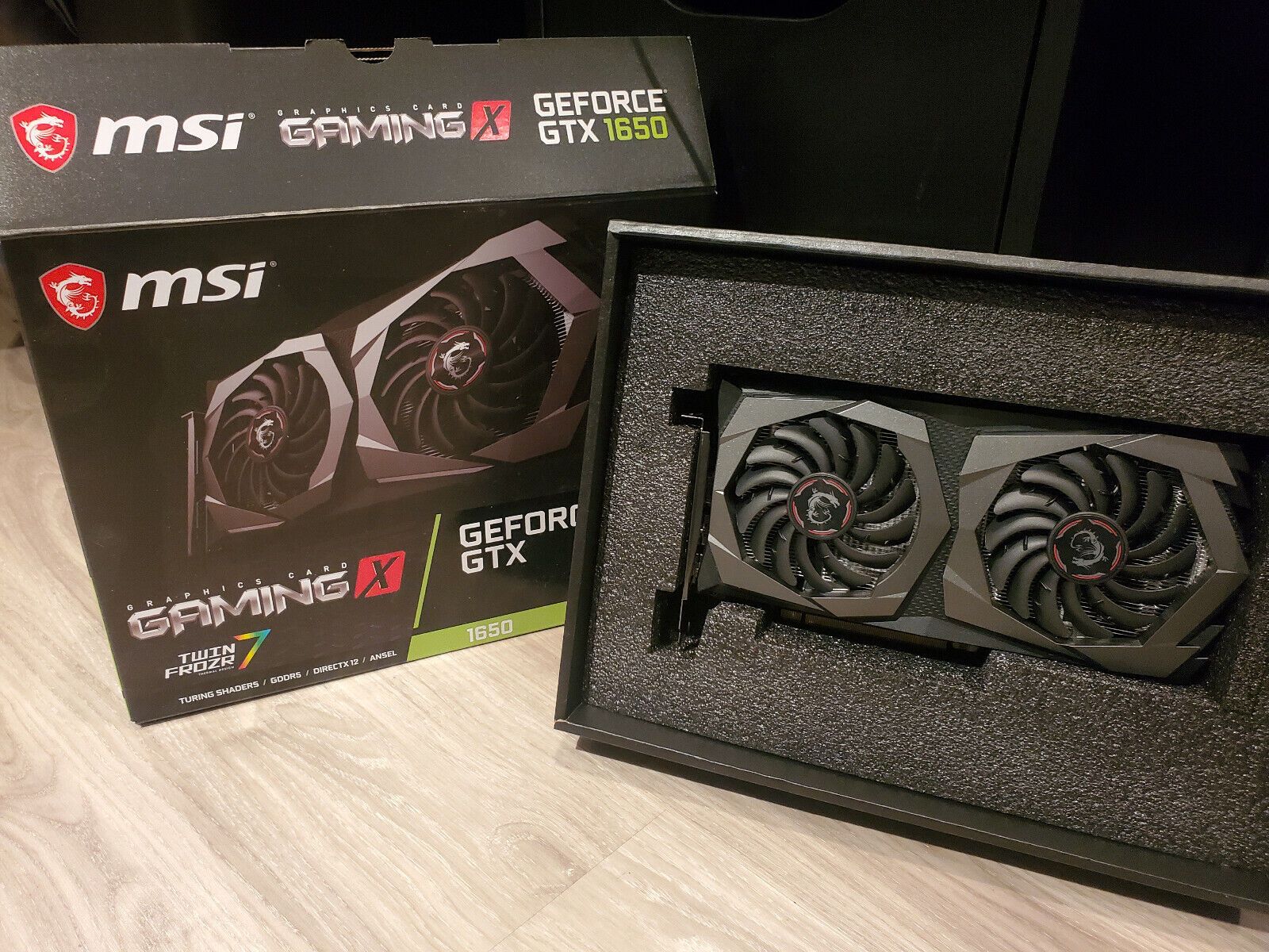 MSI ゲーミング X ツイン Frozr 7 Gece GTX 1650 4GB