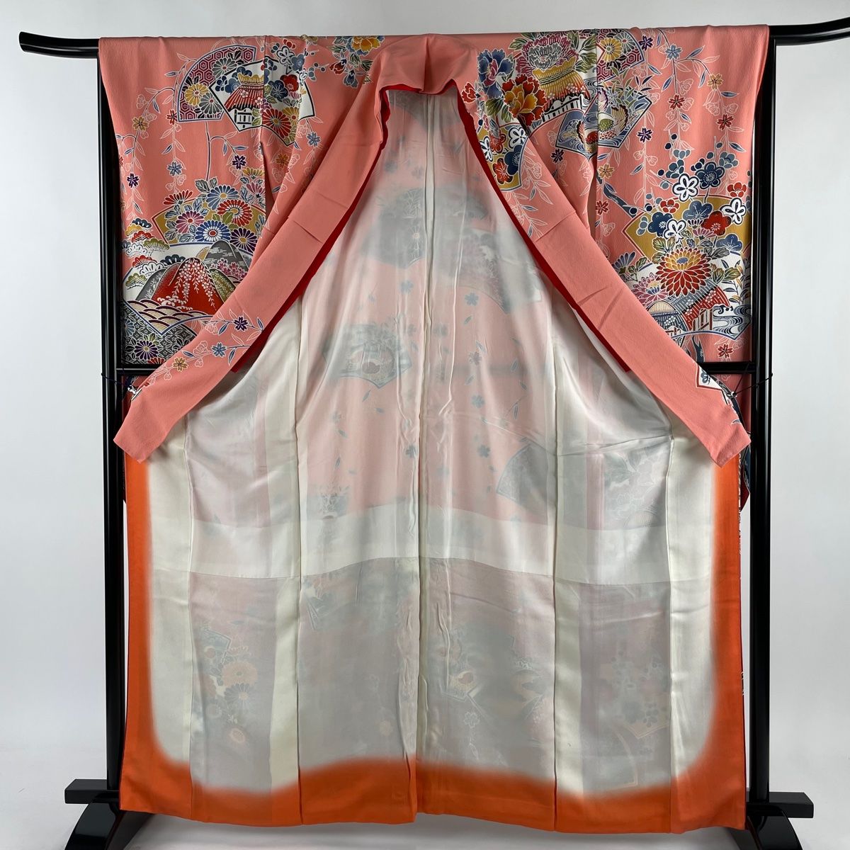 平和屋着物□豪華振袖 熨斗御所車吉祥華文 金彩 正絹 逸品 CAAS6686yc