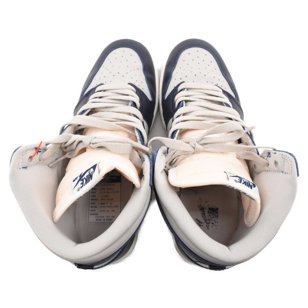 NIKE (ナイキ) AIR JORDAN 1 HIGH 85 GEORGETOWN BQ4422-400 エアジョーダン1 ハイ 85 ジョージタウン ハイカットスニーカー シューズ ネイビー/グレー US10/28cm