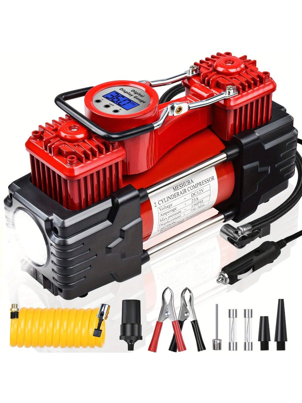 タイヤ空気圧圧縮機 : タイヤ空気圧ゲージ | オートバイのエアゲージのタイヤ