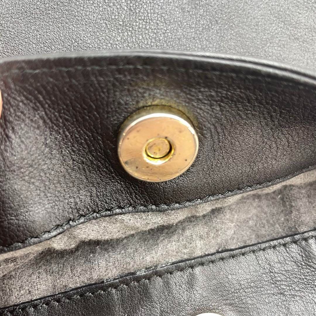 グッチ ハンドバッグ バンブー 革 黒 フォーマル ビジネス FT265