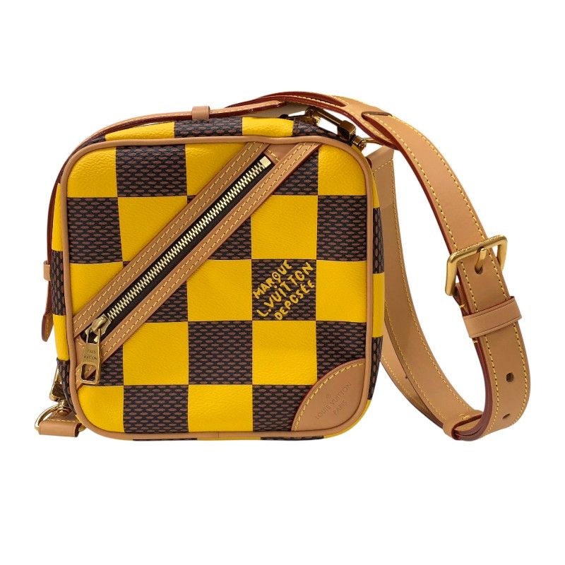 ルイ ヴィトン LOUIS VUITTON チェス メッセンジャー N40562 ジョーヌ ダミエ ポップ キャンバス メンズ ショルダーバッグ