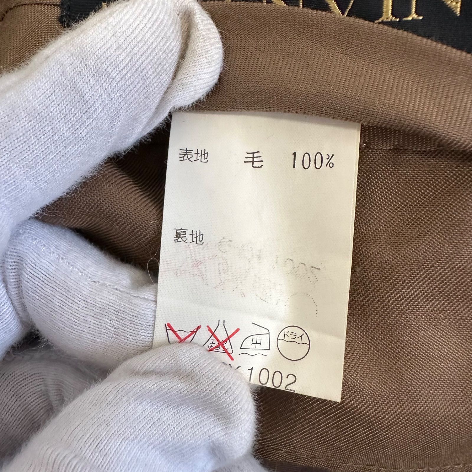 z947 LANVIN PARISランバン ビジネススーツセットアップジャケット