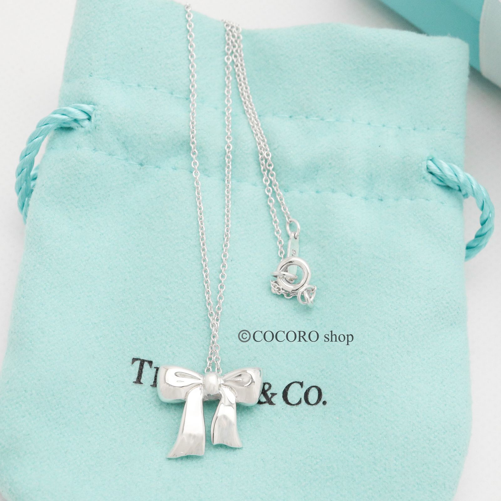 春色3カラー✧ TIFFANY\u0026Co. リボン ネックレス Ag925 | ccfl.ie