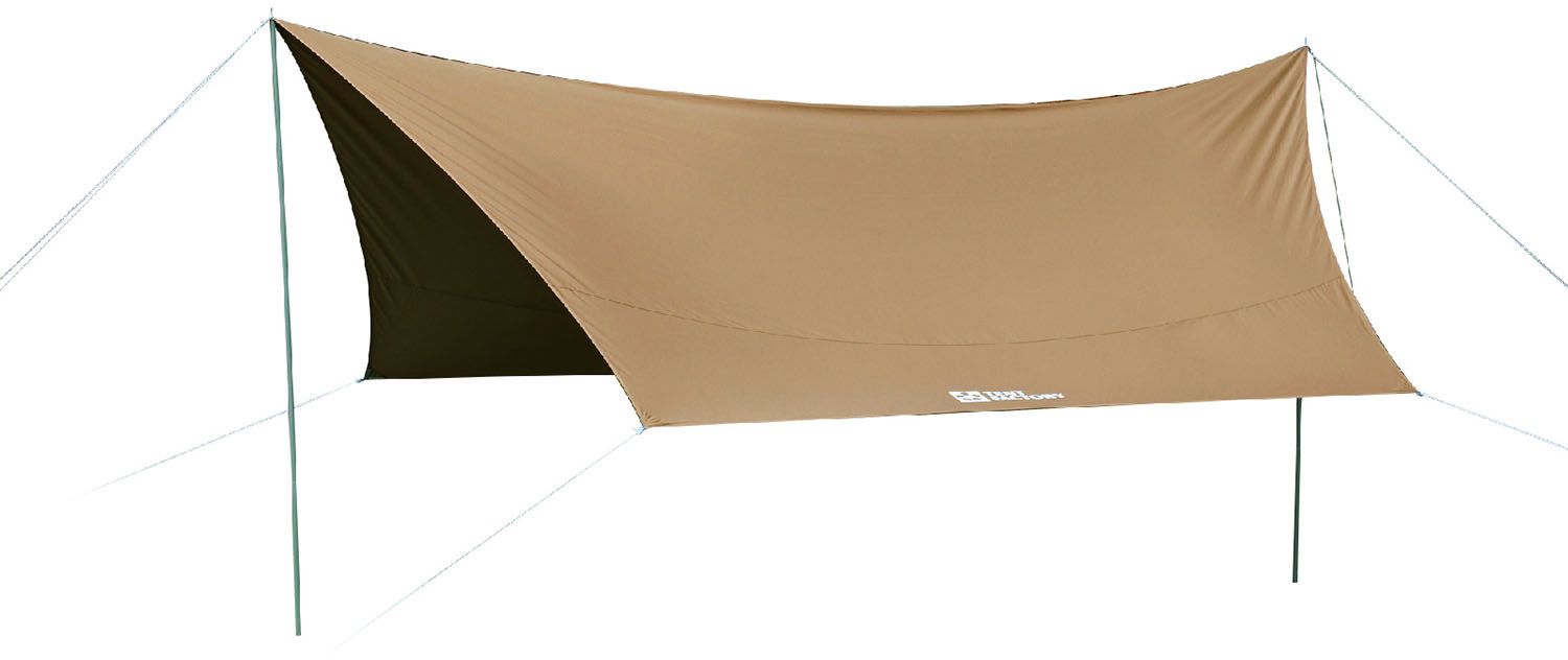 テントファクトリー TENT FACTORY アウトドア Hi-TC ヘキサゴン タープ470 ヘキサタープ ヘキサンゴンタープ キャンプ レジャー タープ 日よけ シェード ファミリー ピクニック 運動会 焚火 TFTCHT470 DBE ダークベージュ