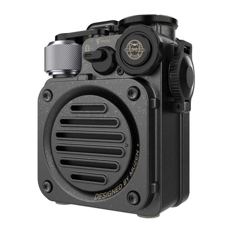 未開梱 MUSEN ブルートゥーススピーカー Wild Mini 第2世代 防水 Bluetooth対応 ブラック MW-PVXI2Black