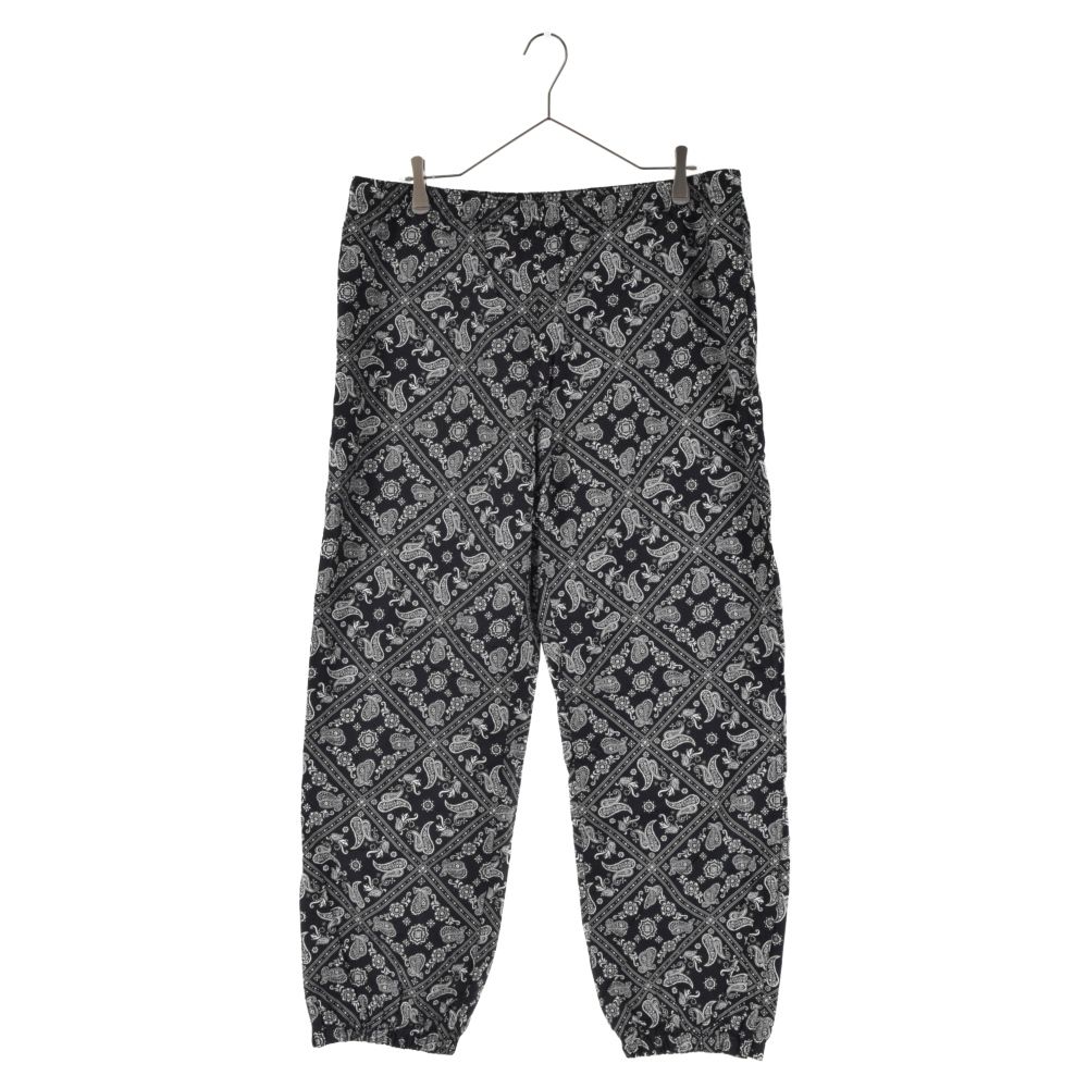 SUPREME シュプリーム 18SS Bandana Track Pant バンダナトラックパンツ ブラック