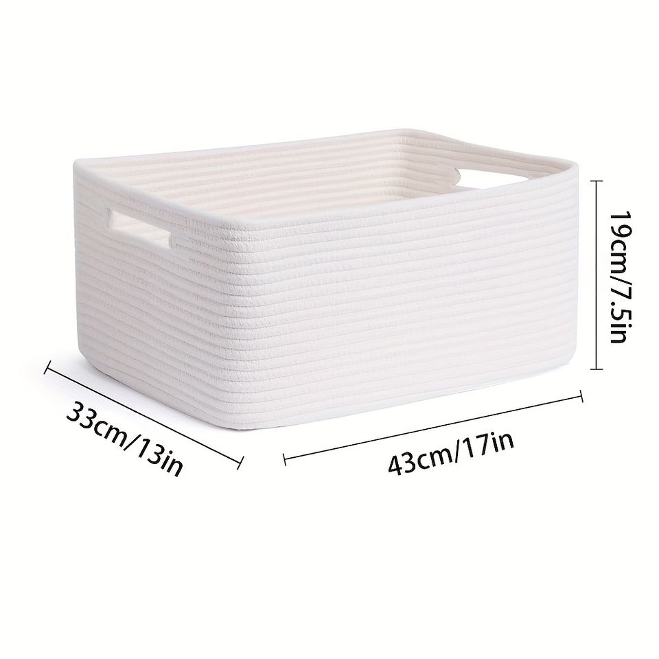 織物収納バスケット｜衣類 おもちゃ整理に