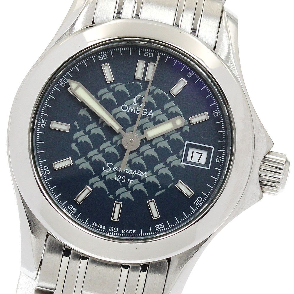 オメガ OMEGA 2588.80 シーマスター120 ジャックマイヨール2002 デイト  