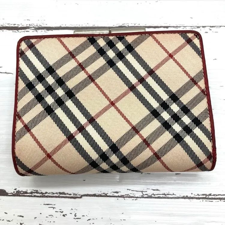✨美品✨稀少✨BURBERRY バーバリー　折り財布　ノバチェック 美品】BURBERRY バーバリー Wホック 折り財布 ノバチェック