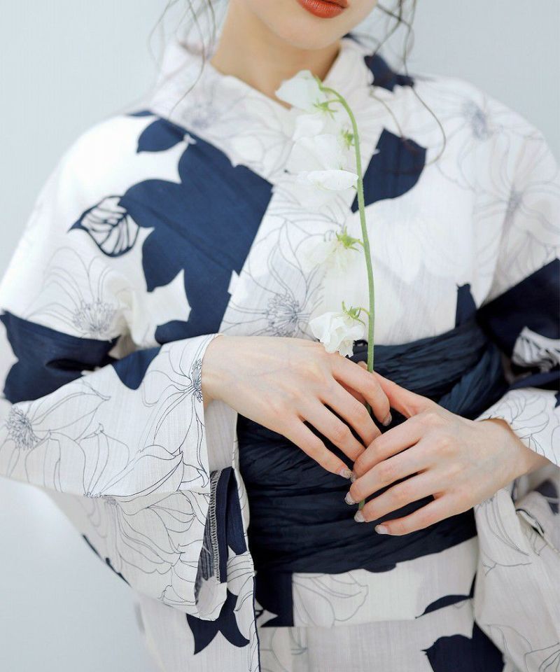 公式完売⭐︎新品⭐︎浴衣5点セット⭐︎dita 夕凪の和調古典 2025 浴衣5点セット(ゆかた・帯・下駄・着付けマニュアル