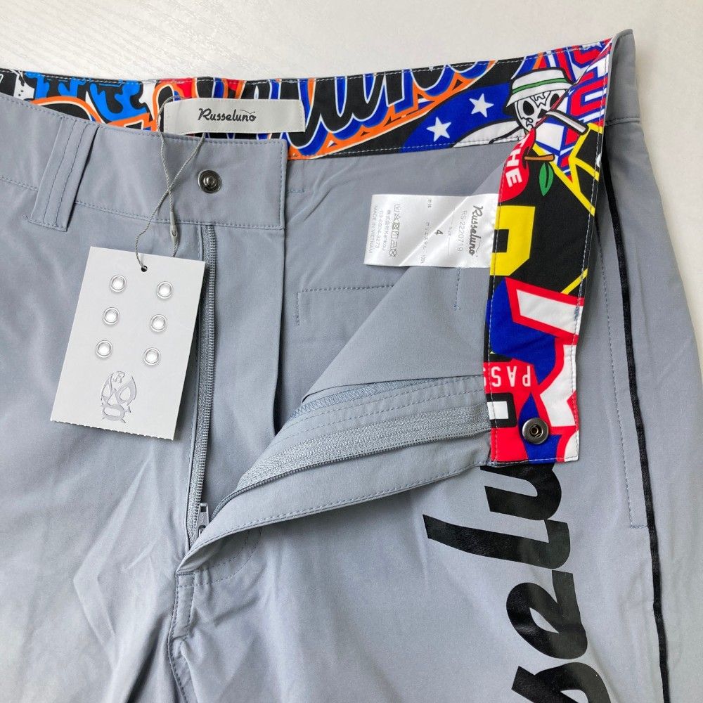 サイズ：4 RUSSELUNO ラッセルノ ハーフパンツ グレー系