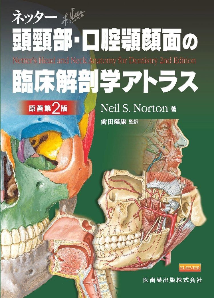 ネッター頭頸部・口腔顎顔面の臨床解剖学アトラス 原著第2版