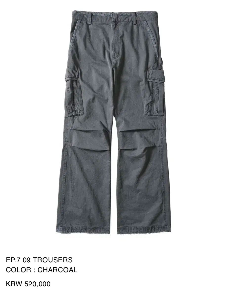 XLIM エクスリム EP 7 09 TROUSERS チャコールグレー S