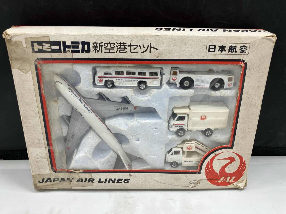 現状品 トミー トミカ 新空港セット 日本航空 JAL JAPAN AIR
