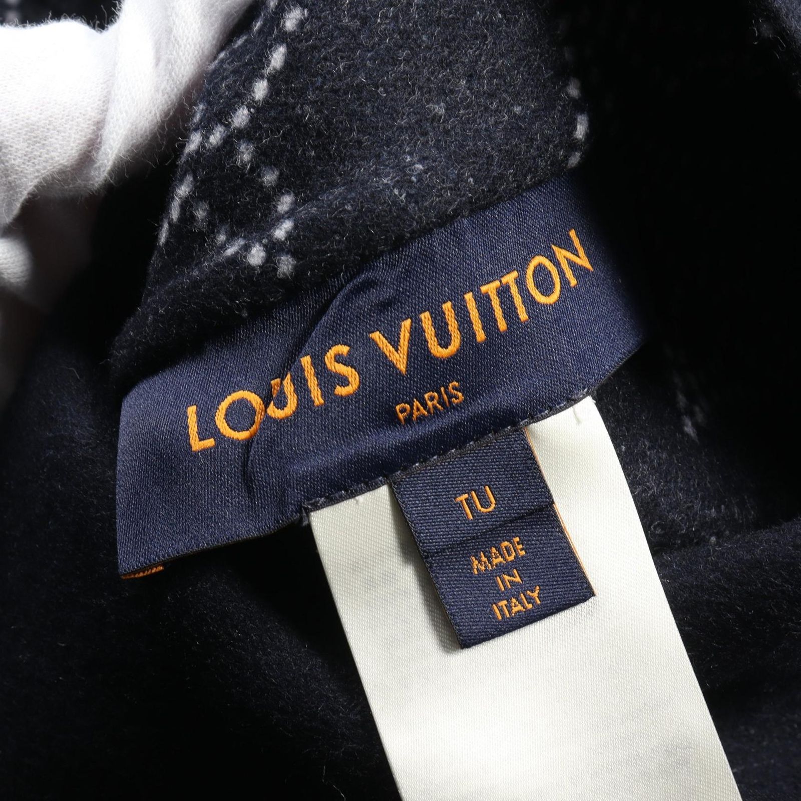 ルイ・ヴィトン LOUIS VUITTON ポンチョ モノグラム マヒナ ウール 