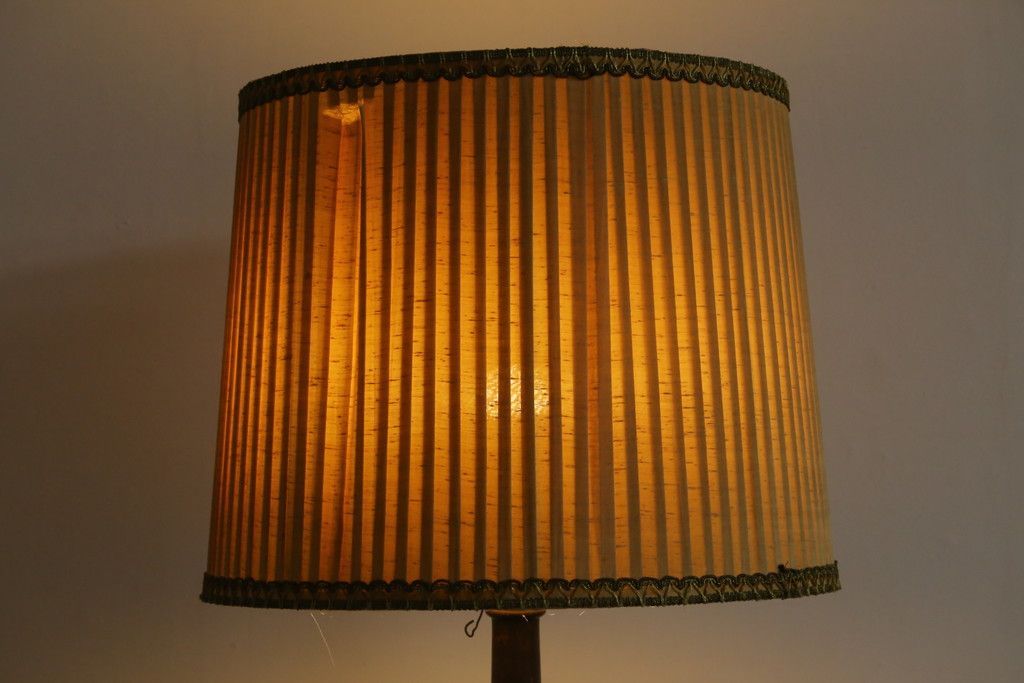 ☆事前問合せ必須☆ フロアスタンド 和製ビンテージ 大正ロマン 無垢材