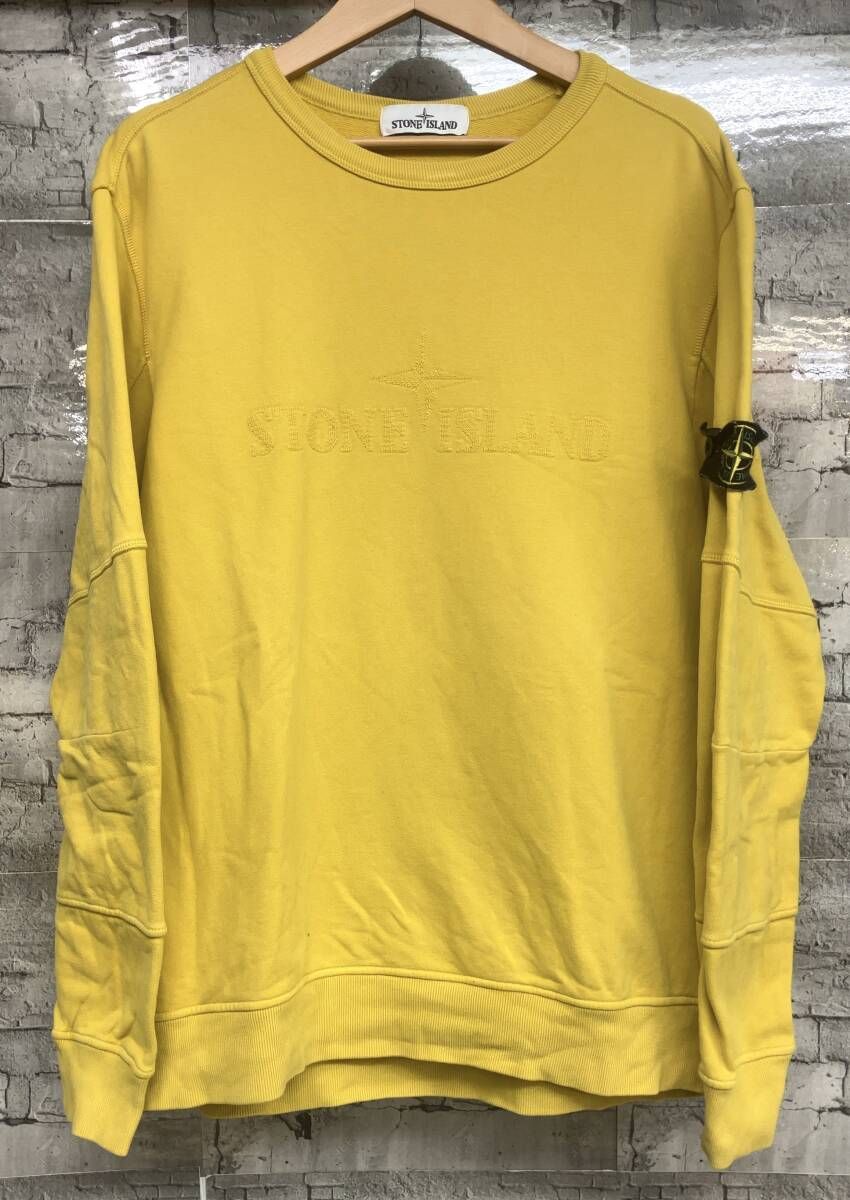 STONE ISLAND ストーンアイランド 691563420 Stone Island Sweat Shirt サイズXL 黄色
